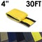 Electriduct Carpet Cable Cover, 30 ft L, 4 in W, 1 Channel, Nylon, Yellow CC-SC-4-30-YL - alternate 1